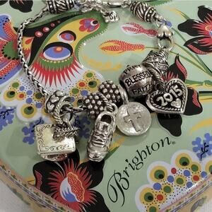 Brighton Charm bracelet graduation 2015 running shoe believe cross blessed